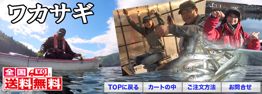 公魚 ワカサギ用品 仕掛け ドーム船 穴釣り テント 釣具の販売 通販 かつきネット