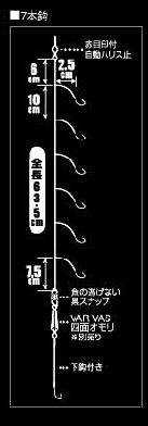 ワカサギ ワカサギ釣り 仕掛け 特価 ワカサギ 疾風早掛け 底中釣り七本鈎 新秋田狐かねり