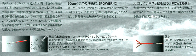 フィッシングがま渓流 スーパートラウトⅡ 85-90 パワーX