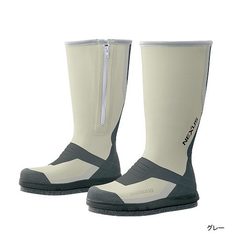 ★シマノ ジオロック・カットラバーフェルトブーツ FB-131H　Lサイズ グレー リミテッドプロ ジオロックブーツ カットラバーピンフェルト[FB-120W