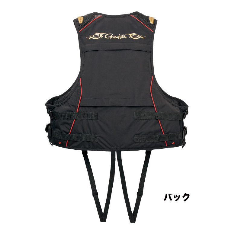 背面生地無し】がまかつ フローティングベスト GM-2166 Lサイズ 【公式