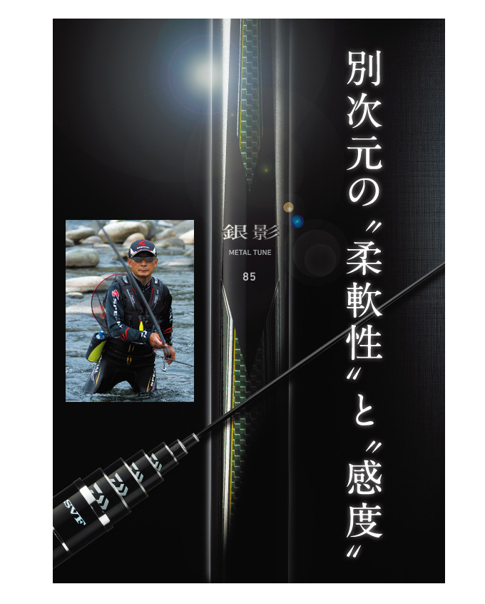 鮎竿 ダイワ 銀影 MTAL TUNE 85