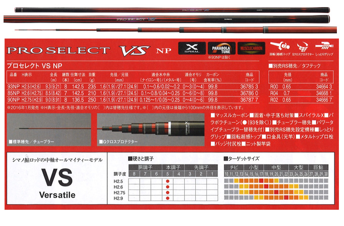 鮎釣り用品ニューアイテム ロッド Outletセール プロセレクトvs Np 保証書あり