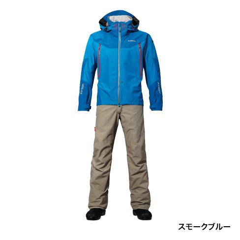 シマノ シマノ(SHIMANO) 釣り レインウェア GORE-TEX(ゴアテックス) ベーシックレインスーツ RA-017U(ブルー X