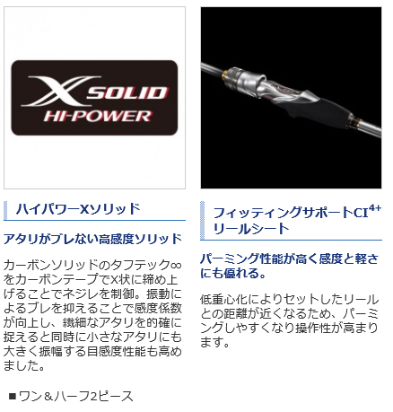 船/船釣り/船ロッド（シマノ）/船竿 ステファーノ 攻 S180 ［Stephano