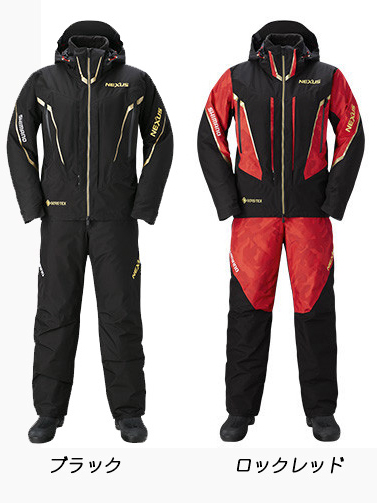 シマノSHIMANO フィッシングスーツ NEXUS GORE-TEX ウォームスーツ RB-119T Lサイズ シマノ NEXUS (ネクサス) ゴアテックス レインスーツ EX RA-119R
