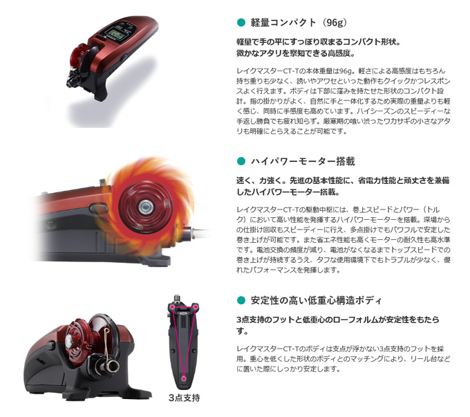 ワカサギ/ワカサギ釣り/リール/○2023 20 レイクマスター CT-T