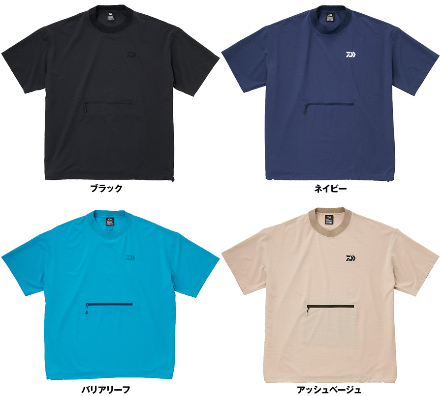 鮎釣り用品ニューアイテム/半袖シャツ/◎ビッグシルエットショートスリーブメッシュTシャツ DE-6621 鮎釣り用品ニューアイテム/半袖シャツ/◎ビッグシルエットショートスリーブメッシュTシャツ DE-6621
