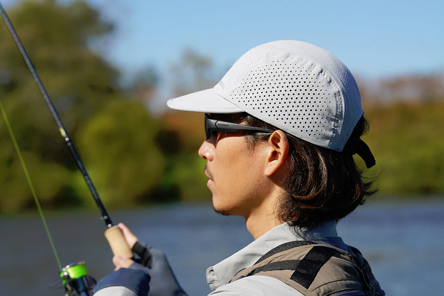 鮎釣り用品ニューアイテム/帽子/ベンチレーションキャップ CA-021W