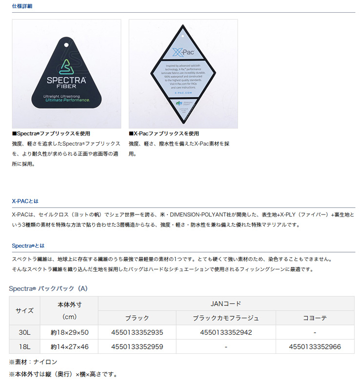 鮎釣り用品ニューアイテム/その他バッグ/○2025 Spectra バック