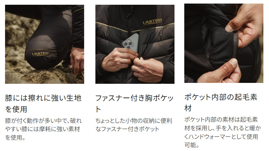 防寒・防水ウェア/防寒スーツ/リミテッドプロ テックダウン スーツ MD