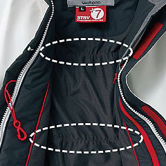 ★シマノ ゴアテックス コールドウェザースーツRB-163I【LL/黒】